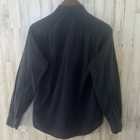 J Crew Mens Button Down Shirt XS Navy Blue 2 Ply 100 Cotton Academia Preppy EUC - Picture 2 of 10